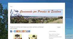 Desktop Screenshot of caminandoporparedes.com
