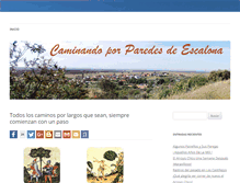 Tablet Screenshot of caminandoporparedes.com